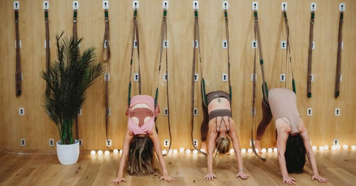 The Rope Wall at SPACE Yoga Studio